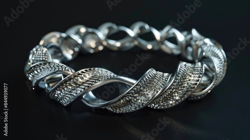 Shiny Silver Fashion Bracelet Jewelry Adornment