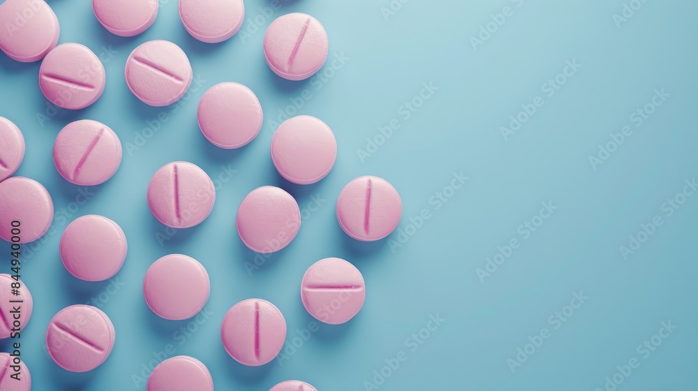 Linaclotide Medication Tablets with Blank Space for Medical Ideas Linaclotide Medication Tablets with Blank Space for Medical Ideas