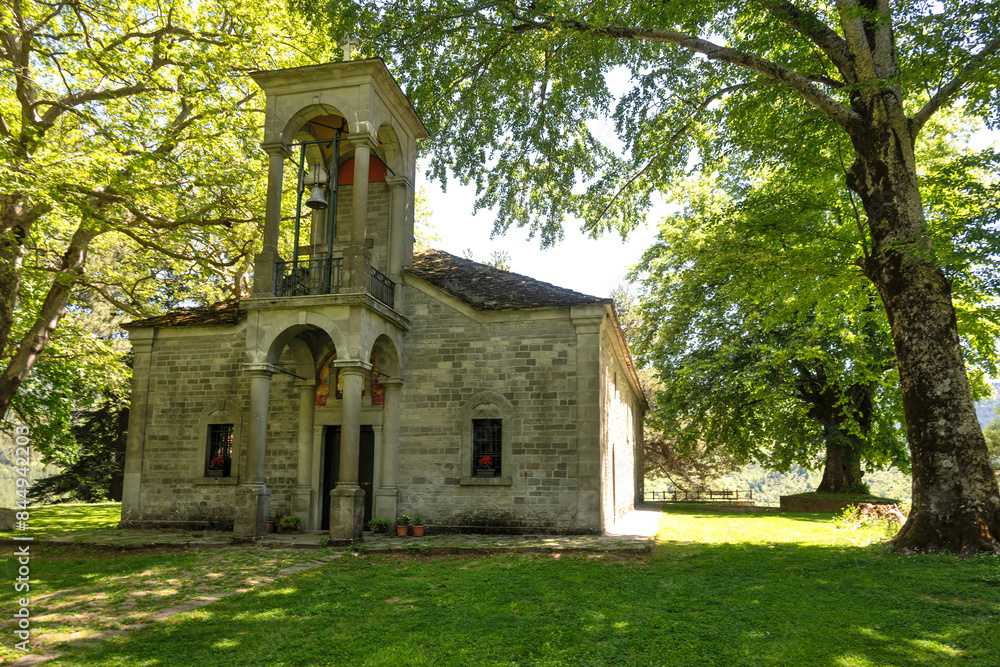 Naklejka premium Village of Metsovo near city of Ioannina, Epirus Region, Greece
