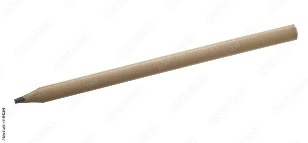 Obraz premium wooden graphite pencil isolated on white, clipping path
