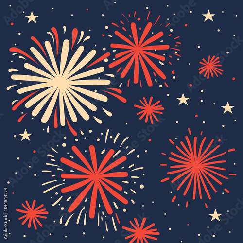 Independence Day (4th of July) Social Media Post Template