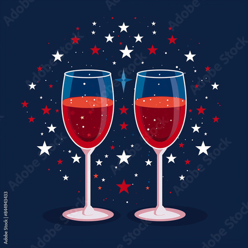 Independence Day (4th of July) Social Media Post Template