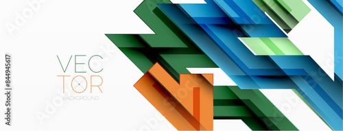 Dynamic lines geometric background. Vector Illustration For Wallpaper  Banner  Background  Card  Book Illustration  landing page