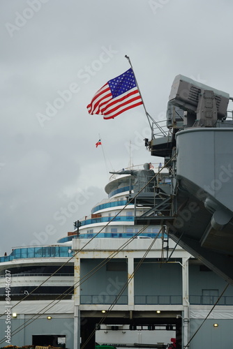 flag on a ship