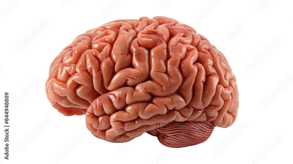 Human brain on transparent background Human brain on transparent background