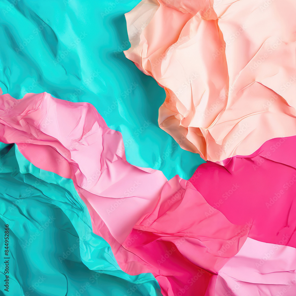 Colorful crumpled paper wavy background. Colorful crumpled paper wavy background.