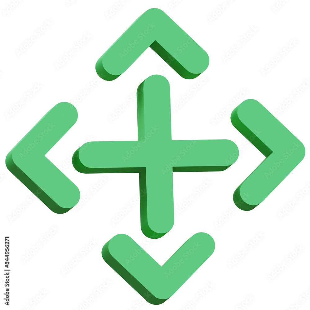 Fototapeta premium Expand 3d, 3d icon, 3d illustration, style, render, rendering, Suitable for website, mobile app, print, presentation, infographic and any other project.