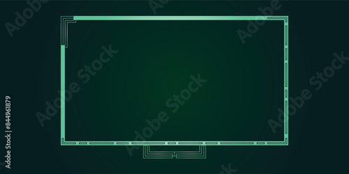 Face Cam Panel Overlay SciFi Style
