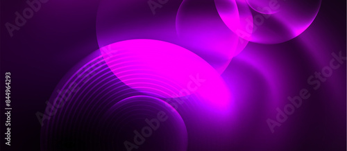 Shiny color neon glowing design. Vector Illustration For Wallpaper, Banner, Background, Card, Book Illustration, landing page