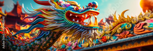 Wallpaper Mural Chinese lion dance performers... Torontodigital.ca