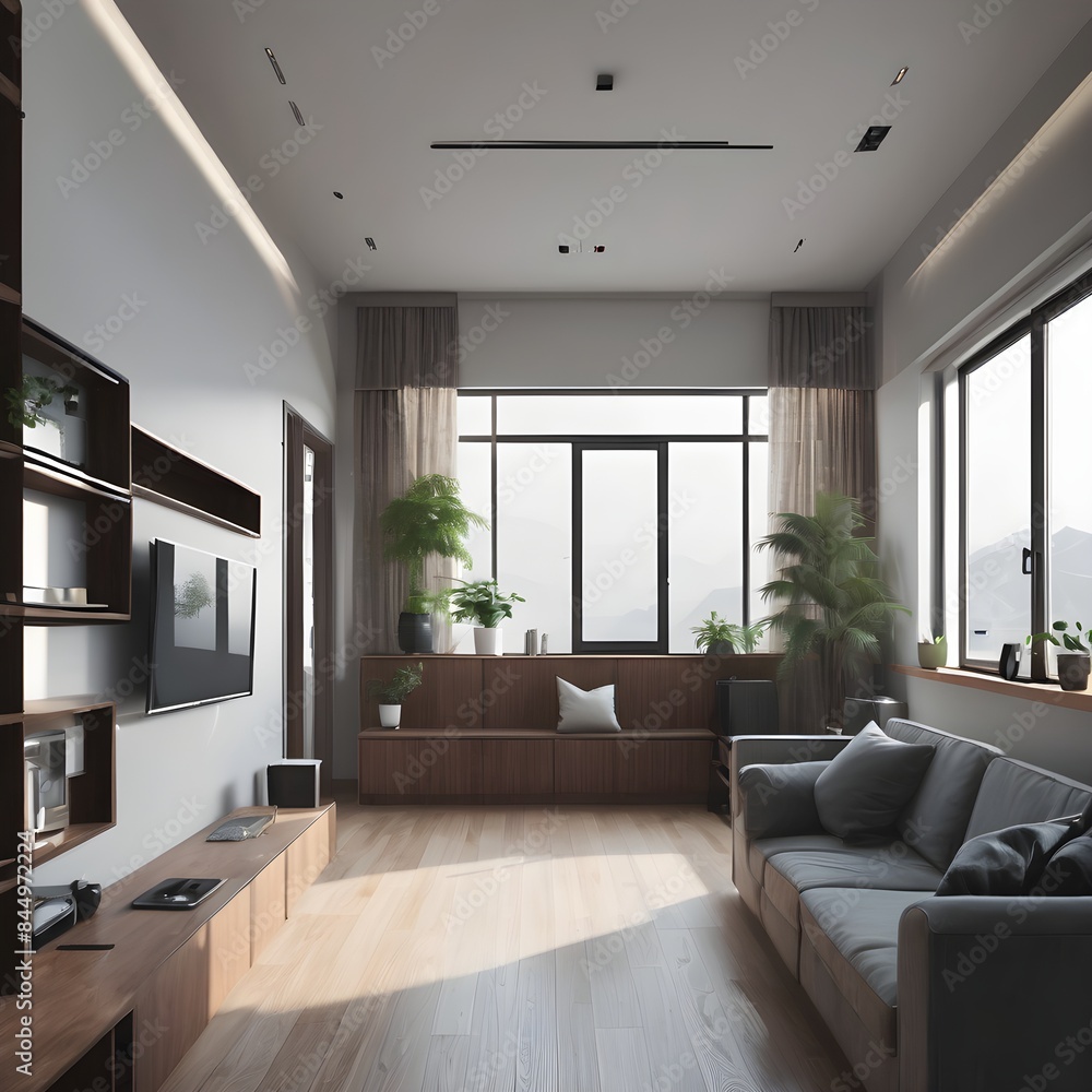Fototapeta premium living room interior