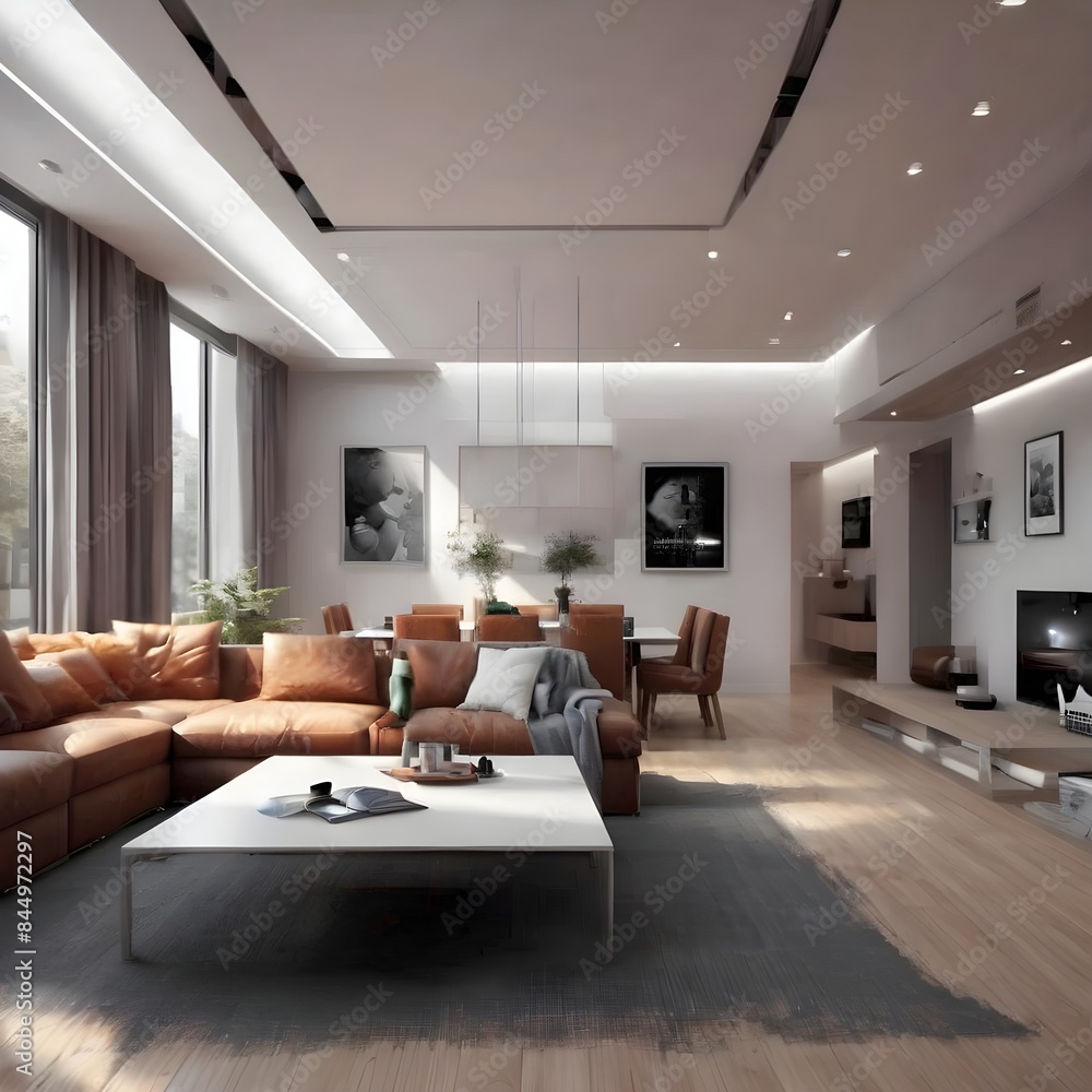 Fototapeta premium modern living room