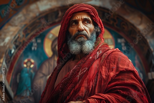 Salva Monastery Icon: Tax Collector & Pharisee Parable Depicted in Romania