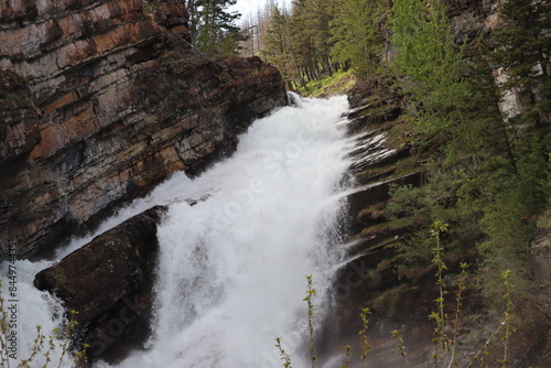 Cameron Falls Waterton Lakes National Park