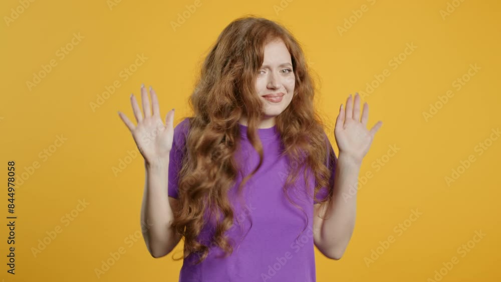 Angry Woman Asking What You Mad.Quarreling,Indignant expression, blaming someone Angry Woman Asking What You Mad.Quarreling,Indignant expression, blaming someone