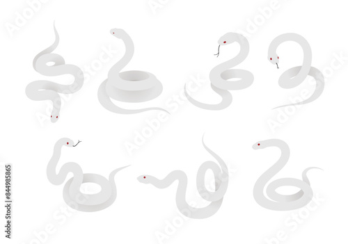 蛇のイラスト素材