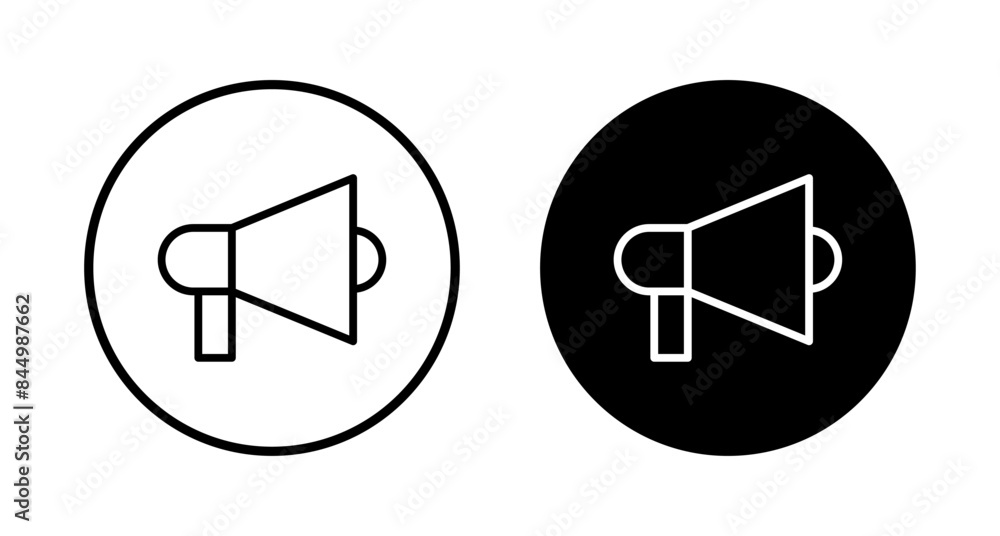 Megaphone icon vector isolated on white background. Loudspeaker icon vector. Volume icon Megaphone icon vector isolated on white background. Loudspeaker icon vector. Volume icon