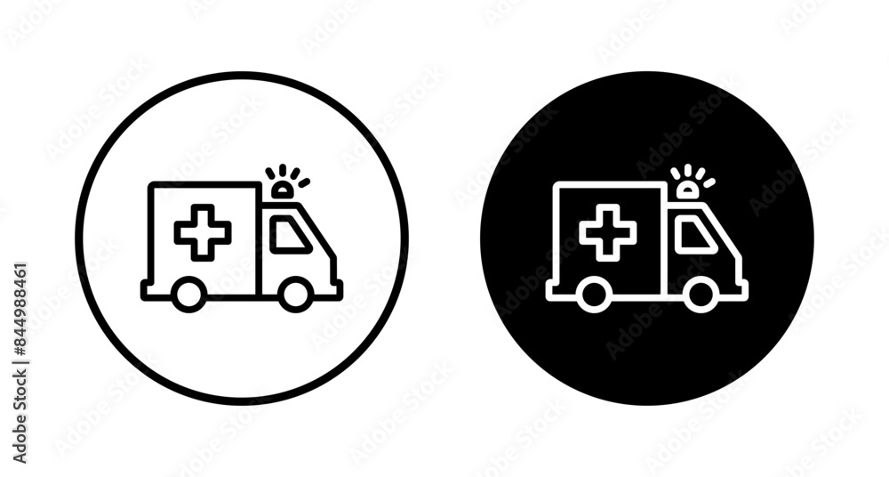 Ambulance Icon vector isolated on white background. Ambulance Icon Design. ambulance truck icon vector Ambulance Icon vector isolated on white background. Ambulance Icon Design. ambulance truck icon vector