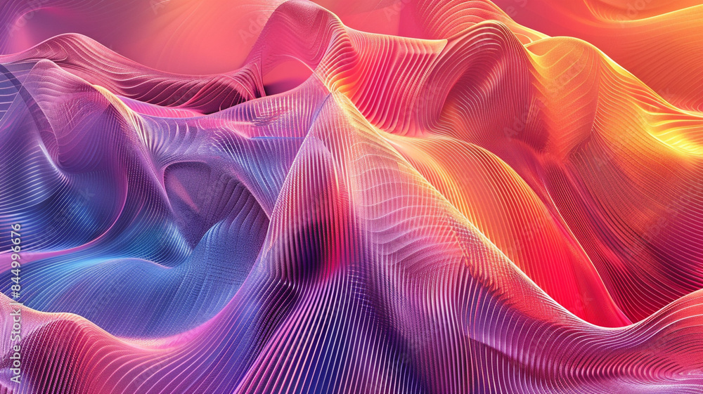 Lively Interwoven 3D Shapes with Glossy Finishes Lively Interwoven 3D Shapes with Glossy Finishes