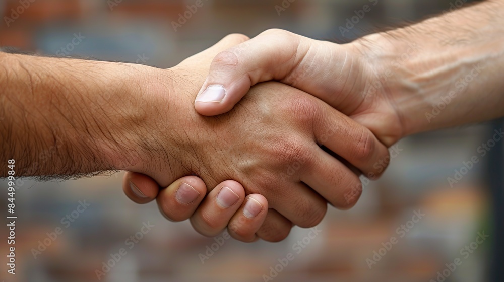 Close-up of Two Hands Shaking Close-up of Two Hands Shaking
