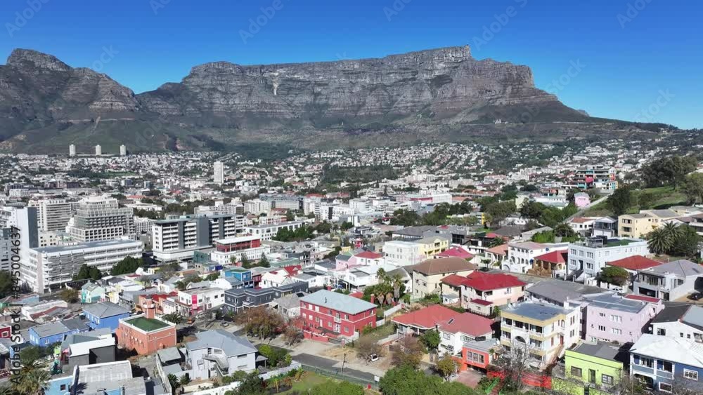 Downtown District At Cape Town In Western Cape South Africa. Table Mountain Landscape. Downtown District. Cape Town At Western Cape South Africa. Tourism Travel. Stunning Skyline. Downtown District At Cape Town In Western Cape South Africa. Table Mountain Landscape. Downtown District. Cape Town At Western Cape South Africa. Tourism Travel. Stunning Skyline.