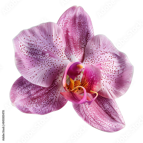 theme summer and isolated on a white background Tropical orchid flower PNG