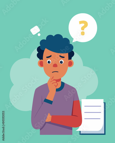 Staring at the blank space where their usual budget for utilities used to be a person cant believe how much higher their bill has become.. Vector illustration