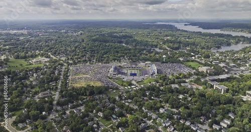 Annapolis Maryland Aerial v11 flyover residential neighborhood capturing Navy-Marine Corps Memorial Stadium and views of Admiral Heights and Severn River - Shot with Mavic 3 Pro Cine - September 2023 photo