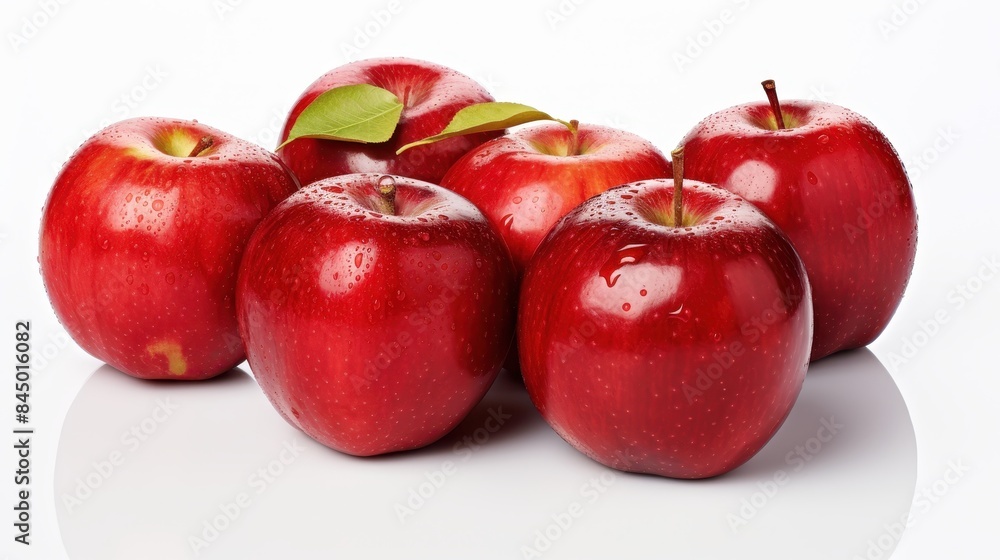 Apples clipart, isolated on white background Apples clipart, isolated on white background