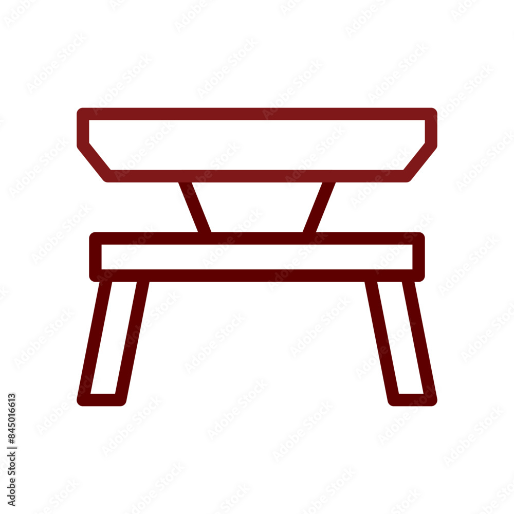 Table icon duocolor brown Table icon duocolor brown