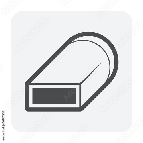 Square to round air duct part element vector icon. Galvanized steel sheet for install in ductwork on ceiling to distributing supplying hot cold air in hvac or air conditioning and ventilation system.
