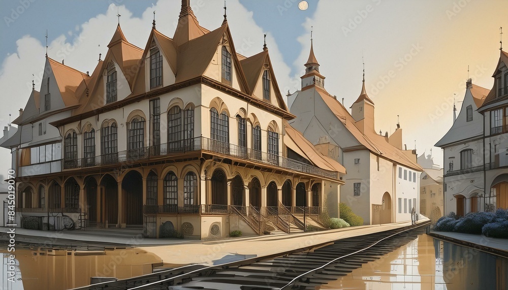 House, room, model house, interior, architecture, Generative AI House, room, model house, interior, architecture, Generative AI