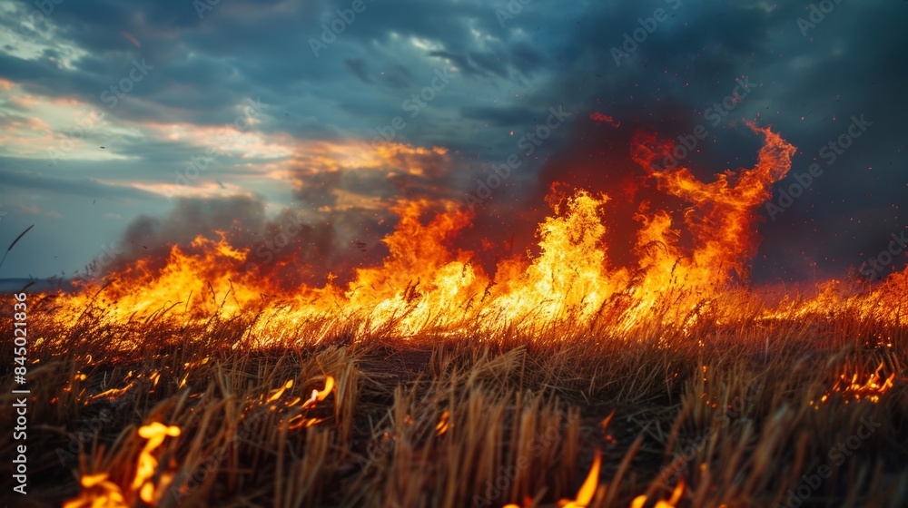 Blazing Fire on Dry Land Blazing Fire on Dry Land