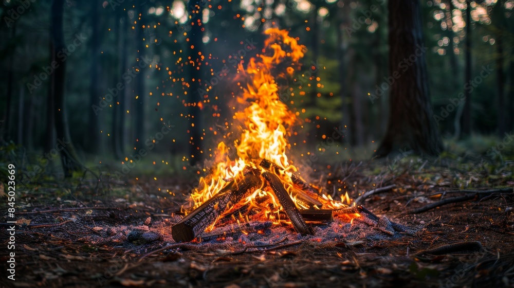 Bonfire on a Windy Night Bonfire on a Windy Night