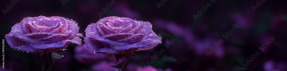 purple roses pattern with copy space, beautiful flowers texture. Fantasy Wall Art Poster Print Design for Home Decor, Decoration Artwork, Wallpaper & Background purple roses pattern with copy space, beautiful flowers texture. Fantasy Wall Art Poster Print Design for Home Decor, Decoration Artwork, Wallpaper & Background