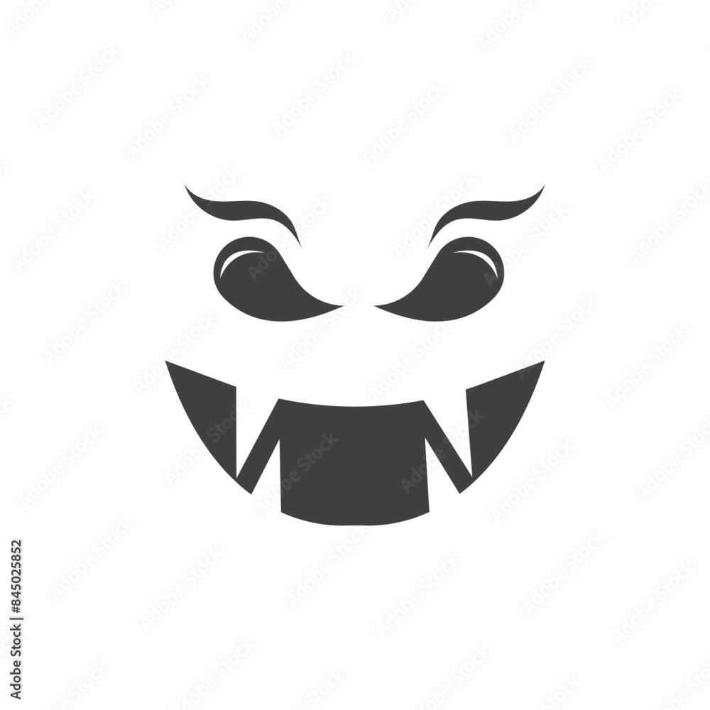 Fototapeta premium Devil icon illustration