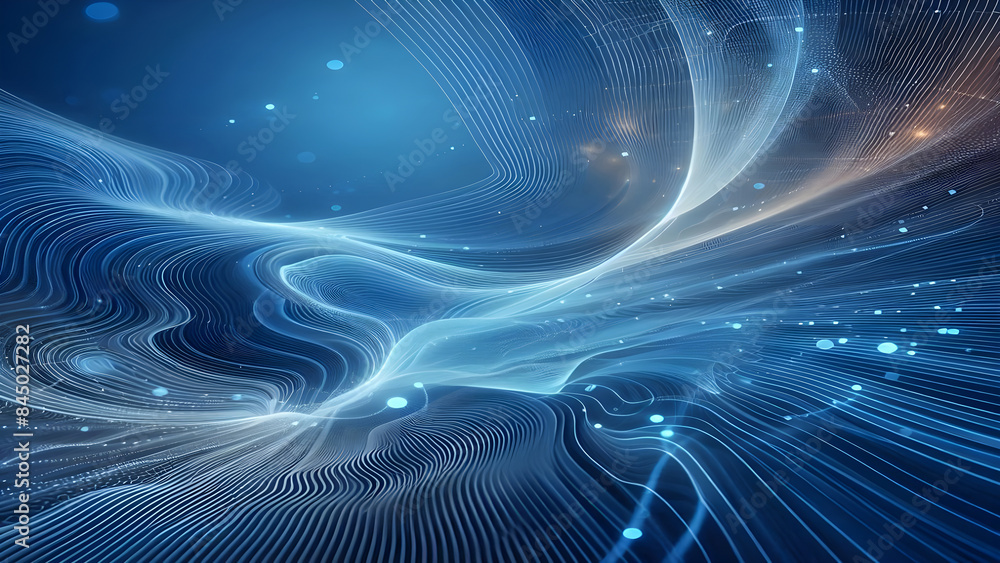 Abstract background a blue wavy lines in a blue background Abstract background a blue wavy lines in a blue background