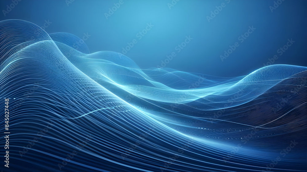 Abstract background a blue wavy lines in a blue background Abstract background a blue wavy lines in a blue background