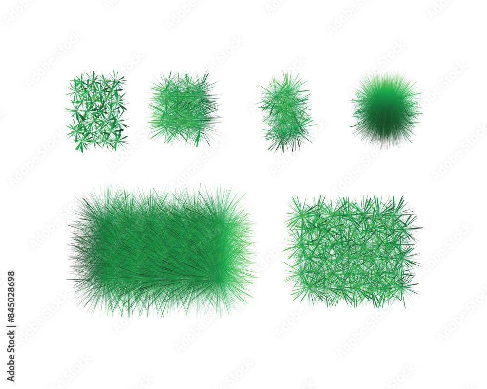 Isolated green grass on a white background. For My New Work. Isolated green grass on a white background. For My New Work.