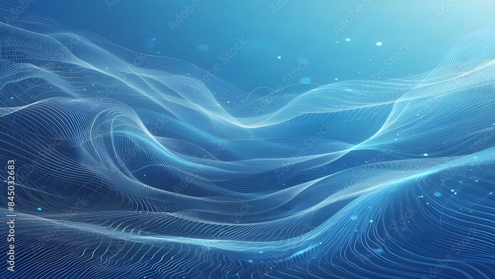 Abstract background a blue wavy lines in a blue background Abstract background a blue wavy lines in a blue background