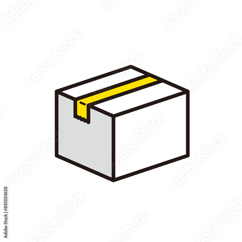 ダンボール箱のイラスト
