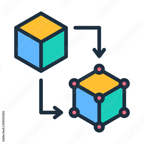 Digital Twins Icon