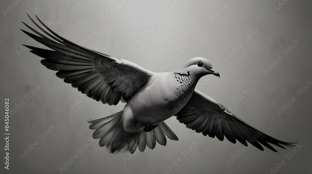 realistic dove flying black and grey style tattoo desi.generative.ai realistic dove flying black and grey style tattoo desi.generative.ai