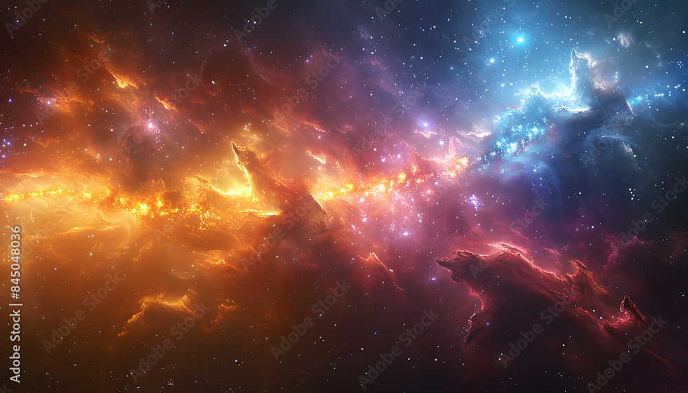 Obraz premium space background