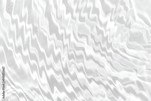 White water with ripples on the surface. Defocus blurred transparent white colored clear calm water surface texture with splashes and bubbles. Water waves with shining pattern texture background.