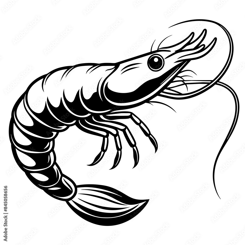 shrimp vector art illustration shrimp vector art illustration