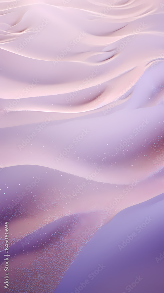 3D rendering lavender desert 3D rendering lavender desert