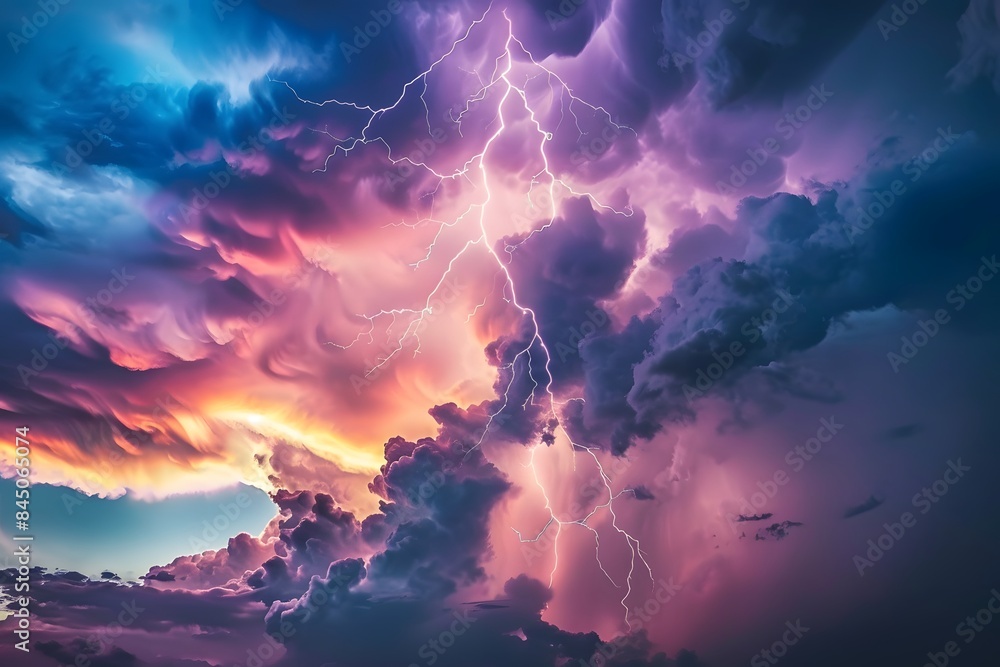 sunset in the clouds with light sunset in the clouds with light