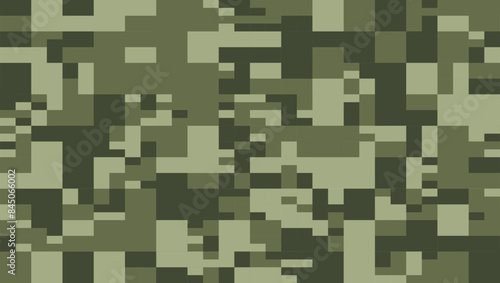 Seamless abstract camouflage pattern.  Geometric and modern background.