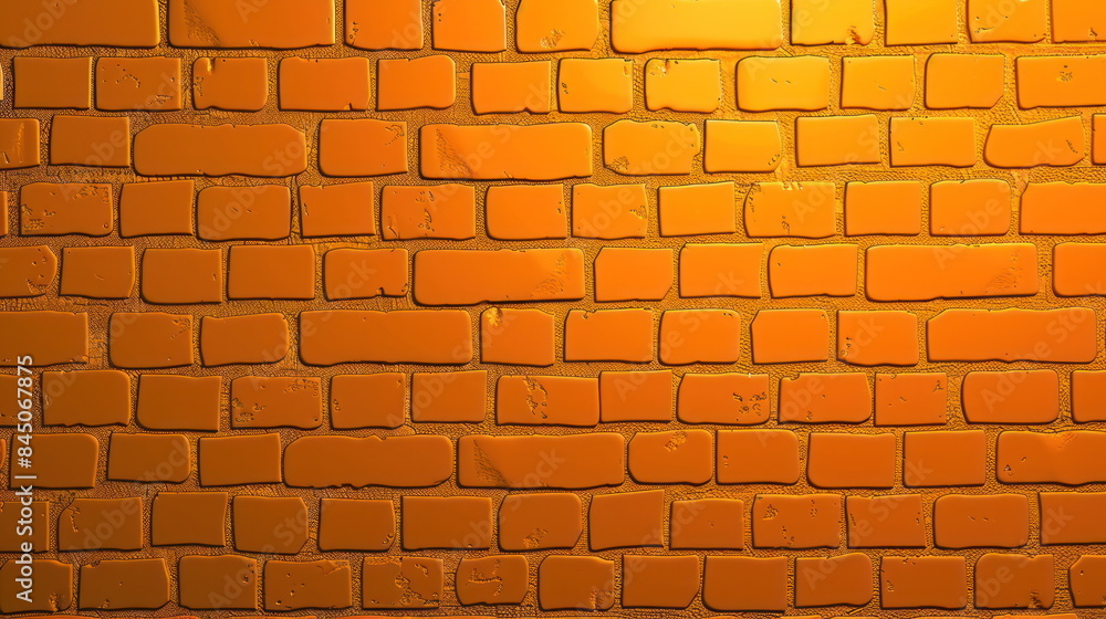 Obraz premium orange brick background, wall